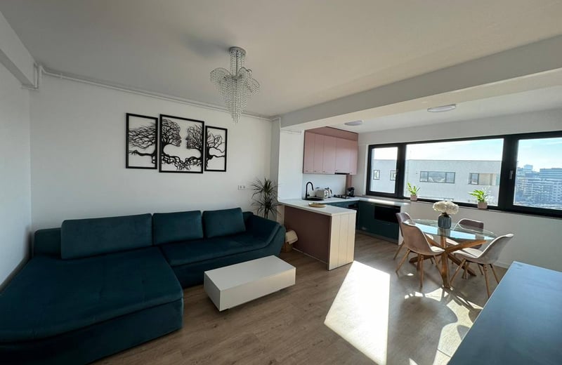 Vermietung einer komfortablen 2-Zimmer-Wohnung, 55 m², Sektor 1, Ivory Residence, Bukarest, Rumänien